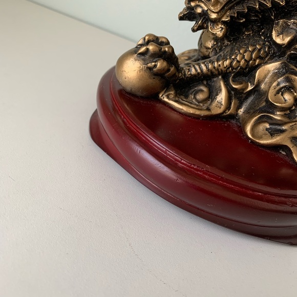 New vintage Golden Bronze Dragon - Picture 11 of 11